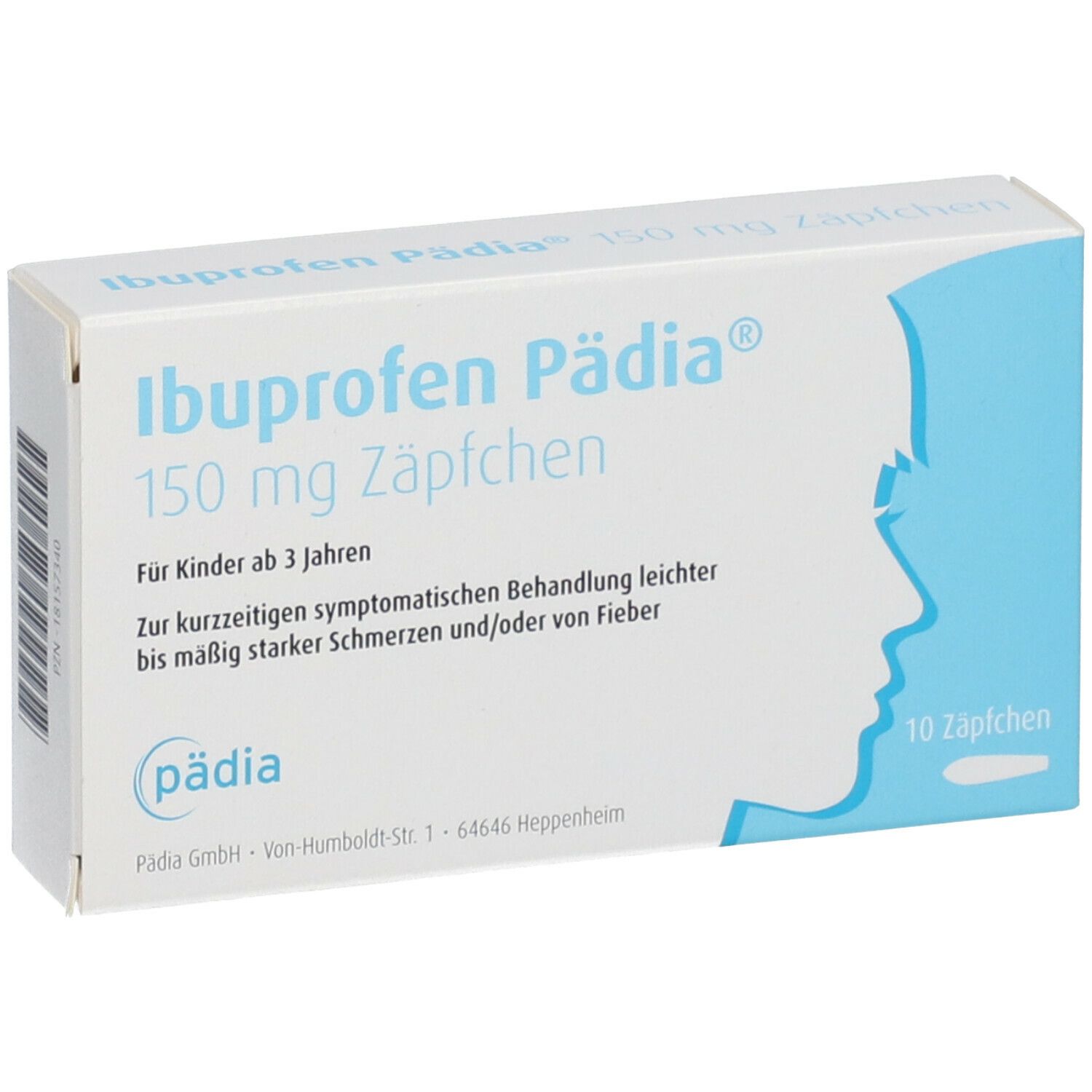 Ibuprofen Pädia® 150 mg Zäpfchen