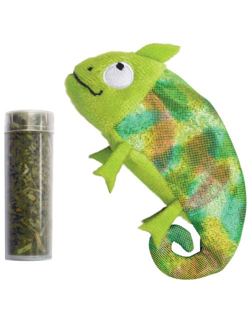 Kong Refillables Chameleon - Kattenspeelgoed - Camouflage Met Catnip