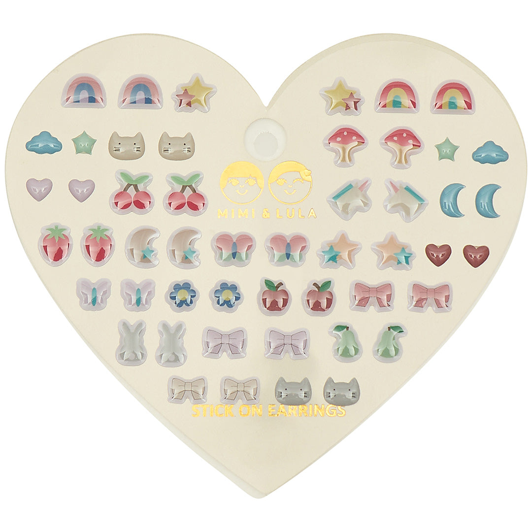 mimi & lula plakoorbellen mixed novelty - 25 paar