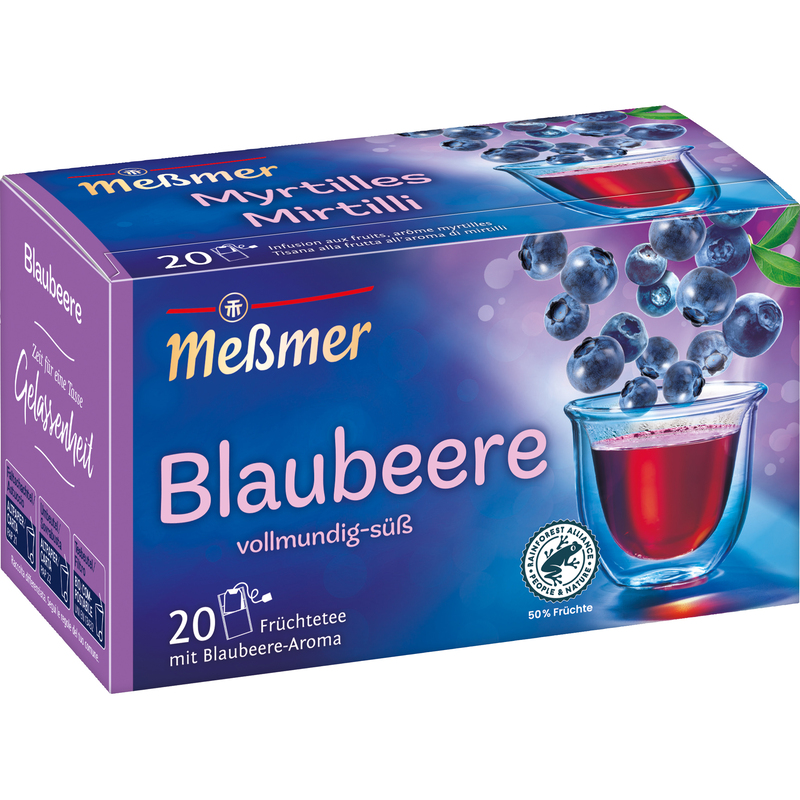 Messmer Tee Blaubeere , 20 Stück