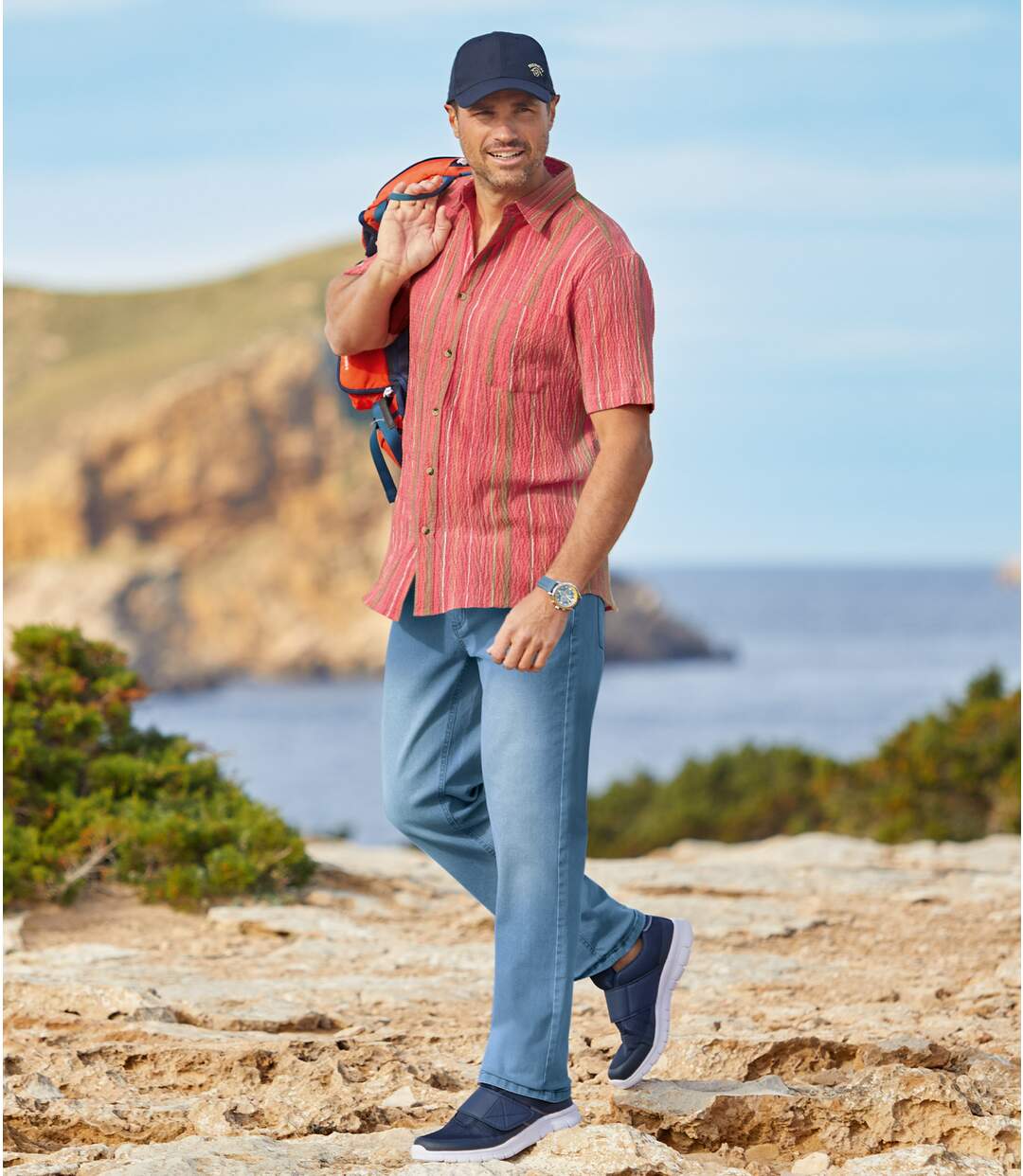 Jeans Regular Stretch Bleu Clair