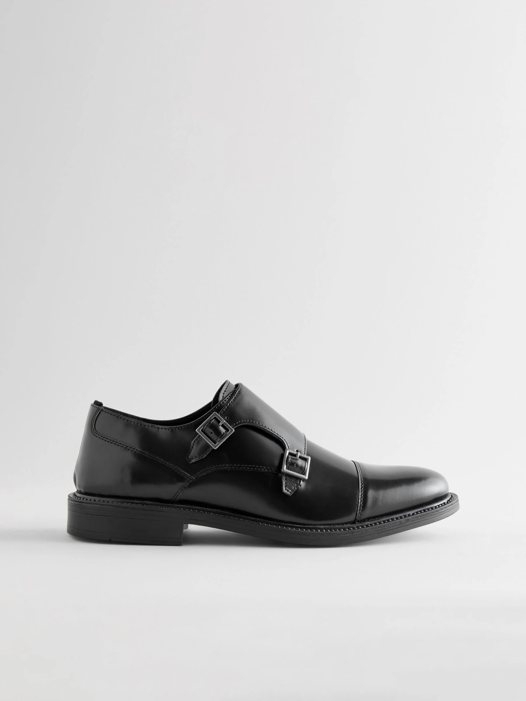 Zwart - Double Monk Shoes