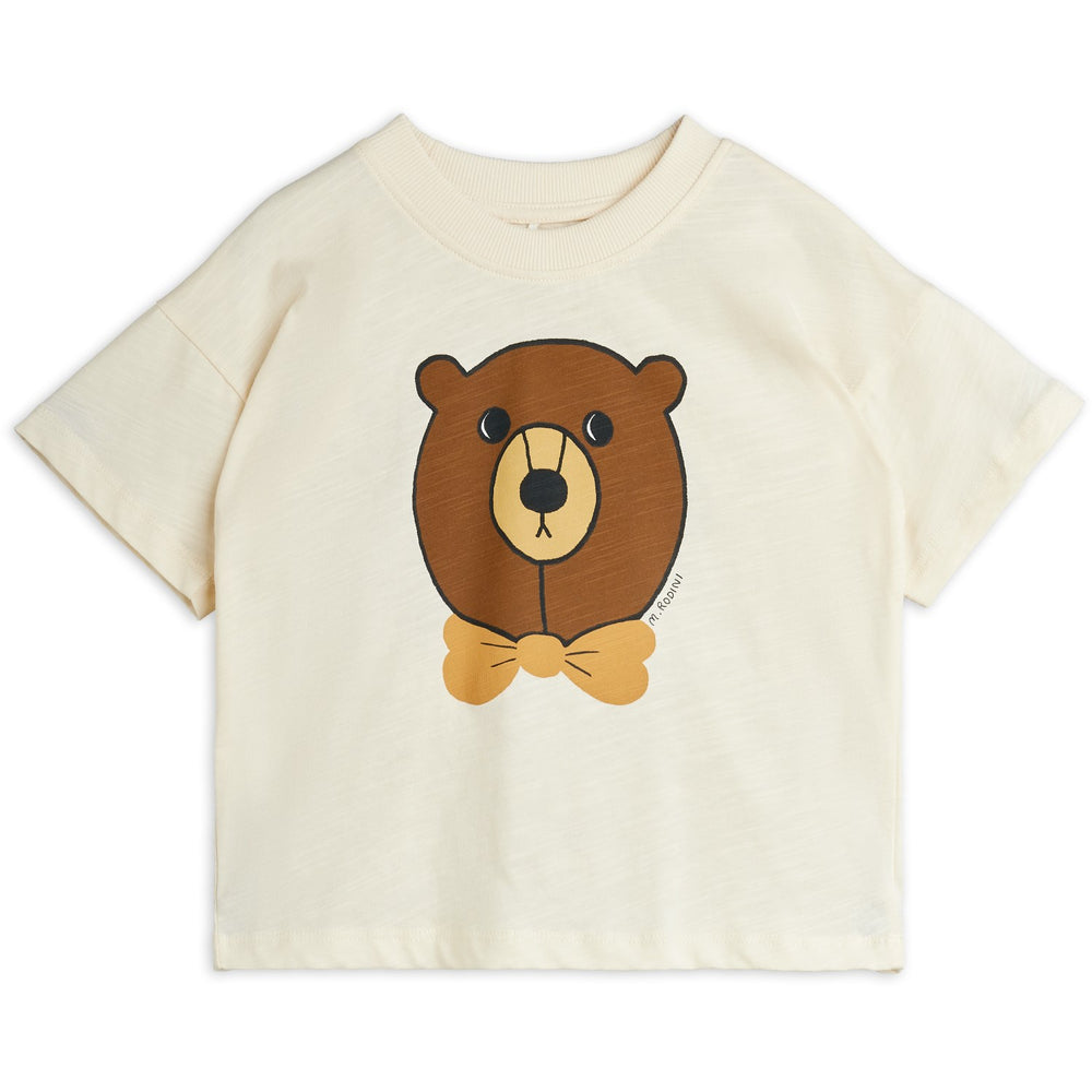 Køb Mini Rodini Offwhite Bjørn Sp Ss Tee