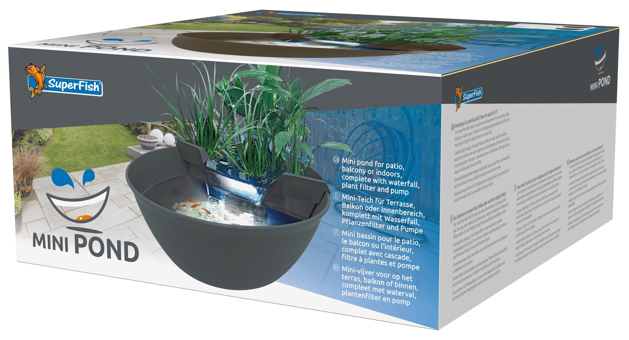 Mini Pond Grijs