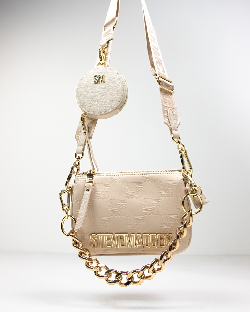 Steve Madden B Mini Roy Tas  - wit