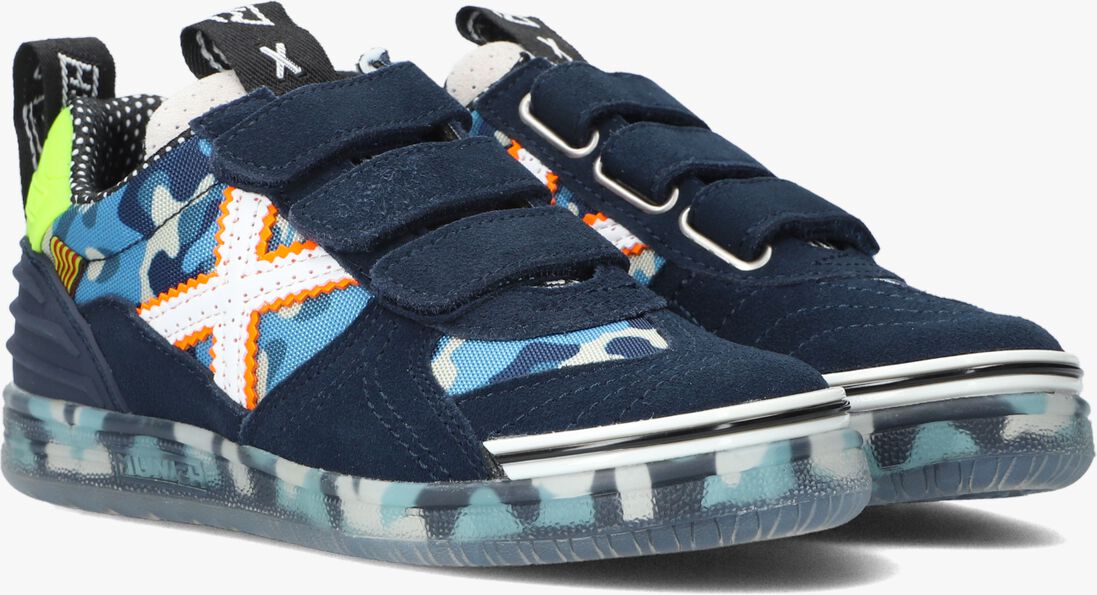 MUNICH blauwe munich lage sneakers g3 velcro