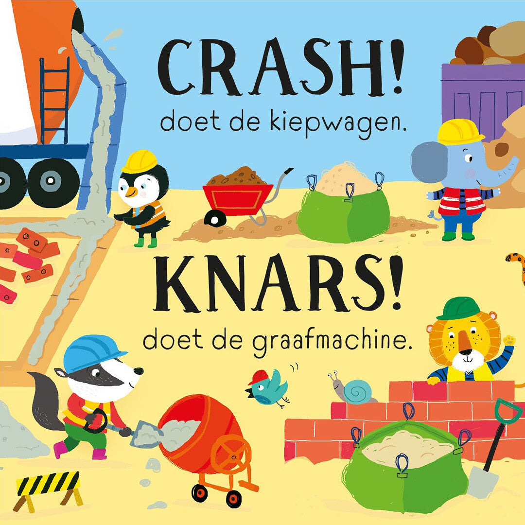 Usborne wat doet de bulldozer? rommeldebom!