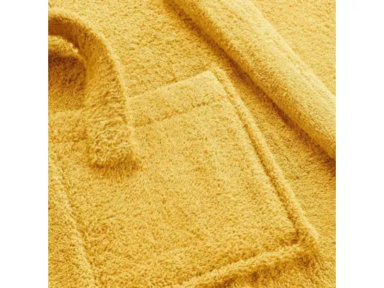 Peignoir confort en coton texture éponge - Jaune - Taille unique