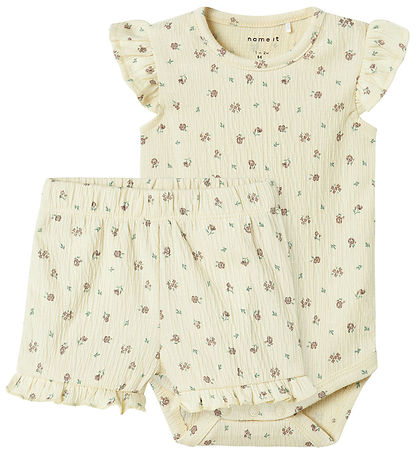 Name It Body k/ä - Body/Shorts - NbfJannis - Gebleicht Sand