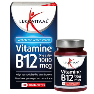 Lucovitaal Vitamine B12 1000mcg Kauwtabletten 30TB