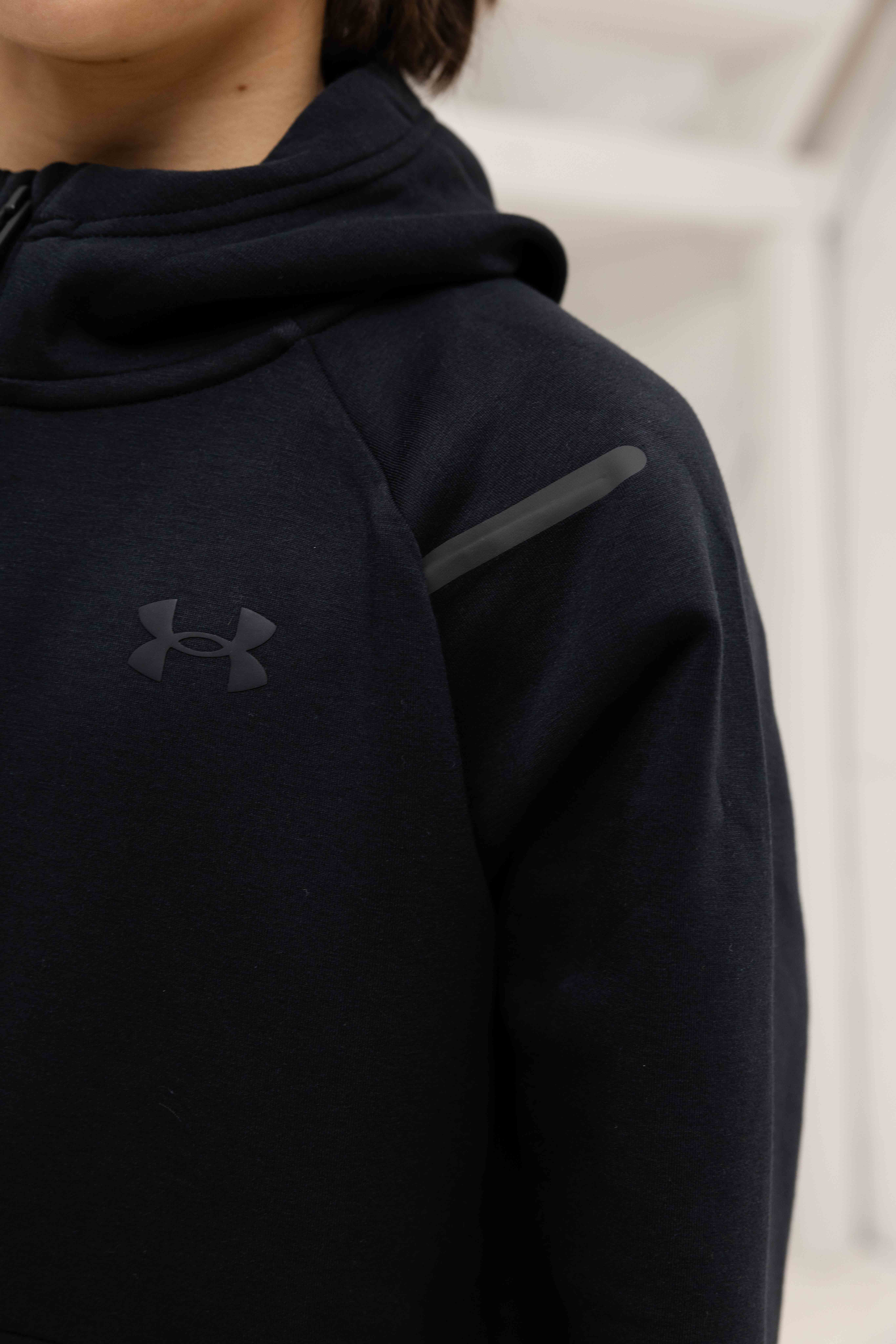 Under Armour Unstoppable Fleece Trainingspak Kids Zwart