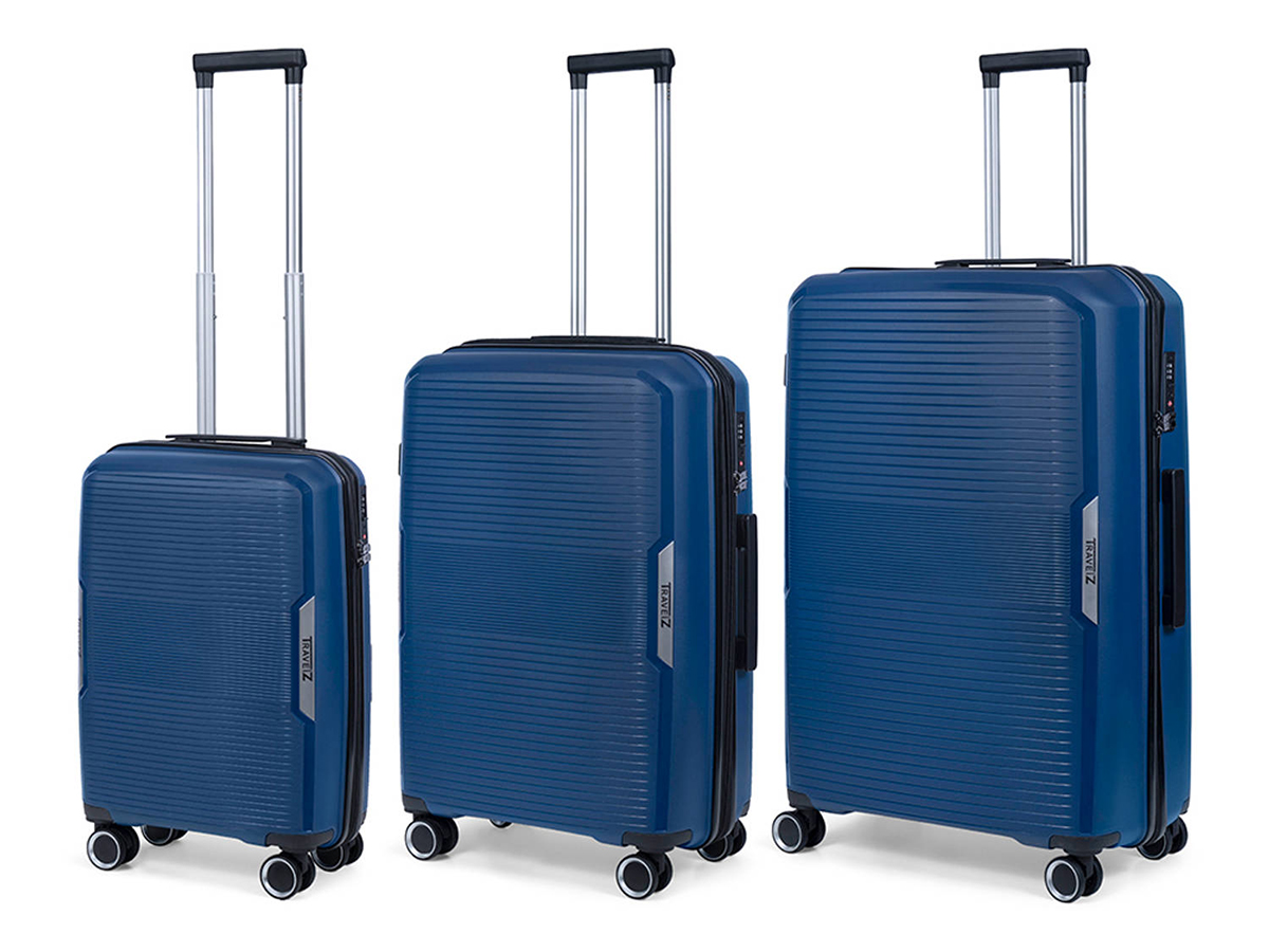 TravelZ Swinger 3-delige kofferset - Blue