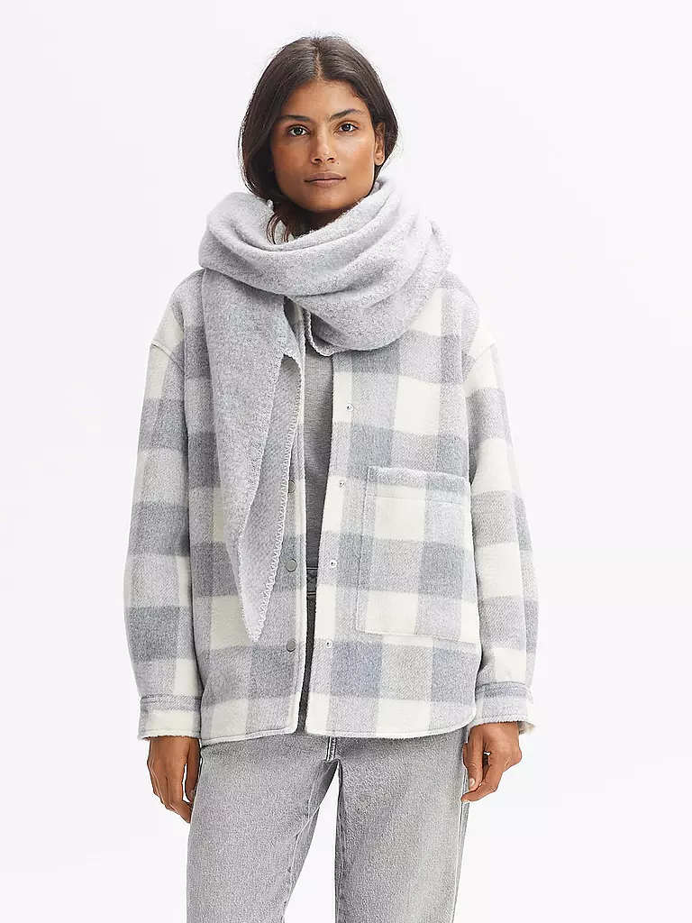 OPUS Schal AMADSI SCARF grau