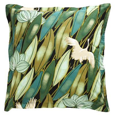 Linge de lit feuilles tropicales