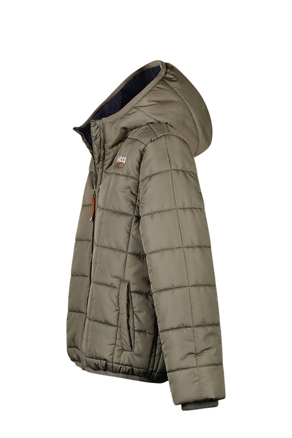 Moodstreet gewatteerde winterjas James kakigroen