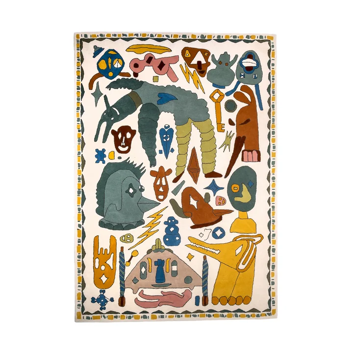 nanimarquina - Troupe Wollteppich, 240 x 170 cm, bunt
