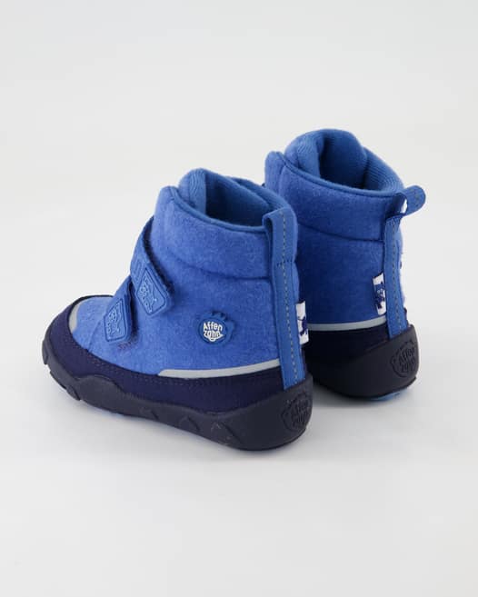 Affenzahn Wolle Comfy Stiefel in Blau
