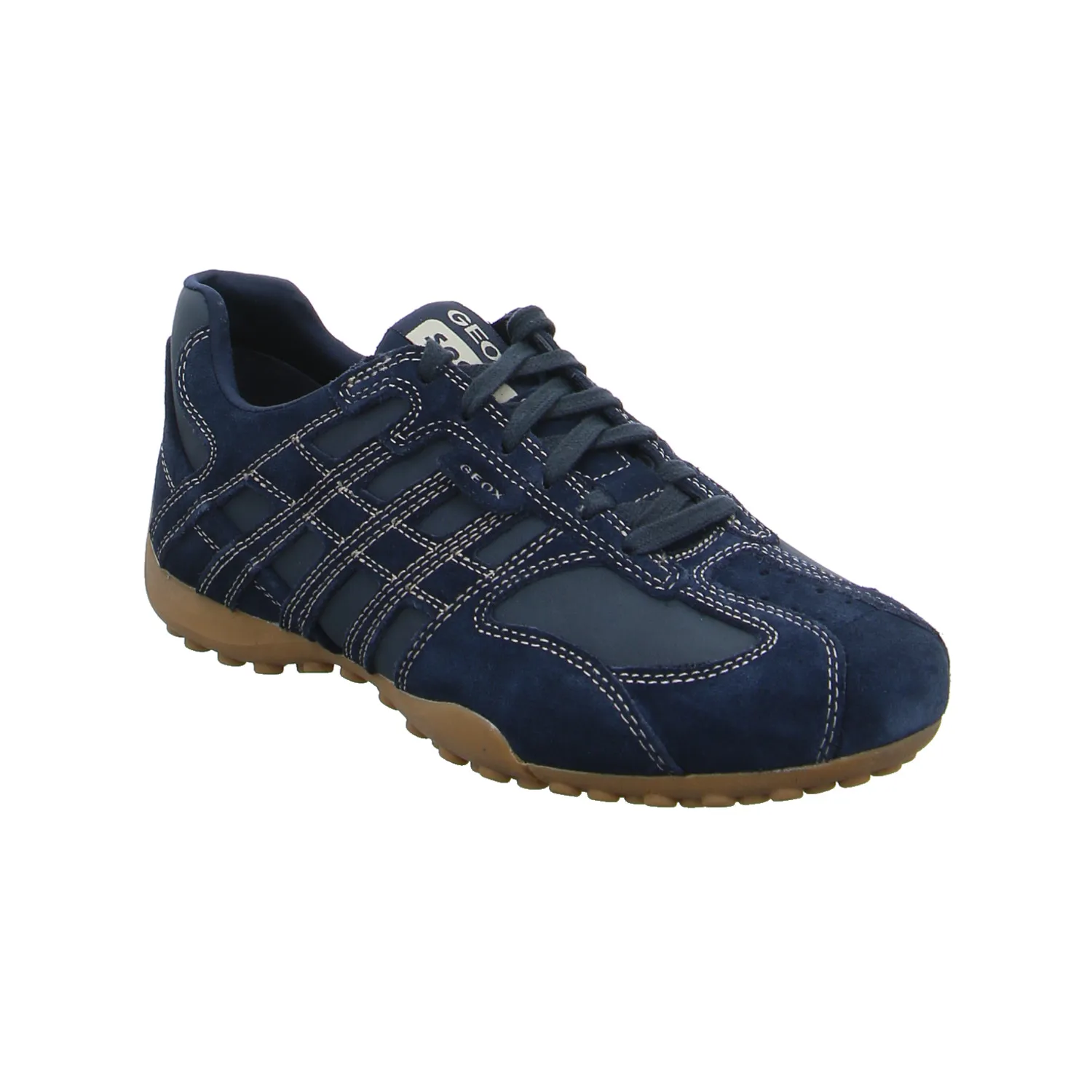 GEOX Halbschuhe Sneaker Blau Leder
