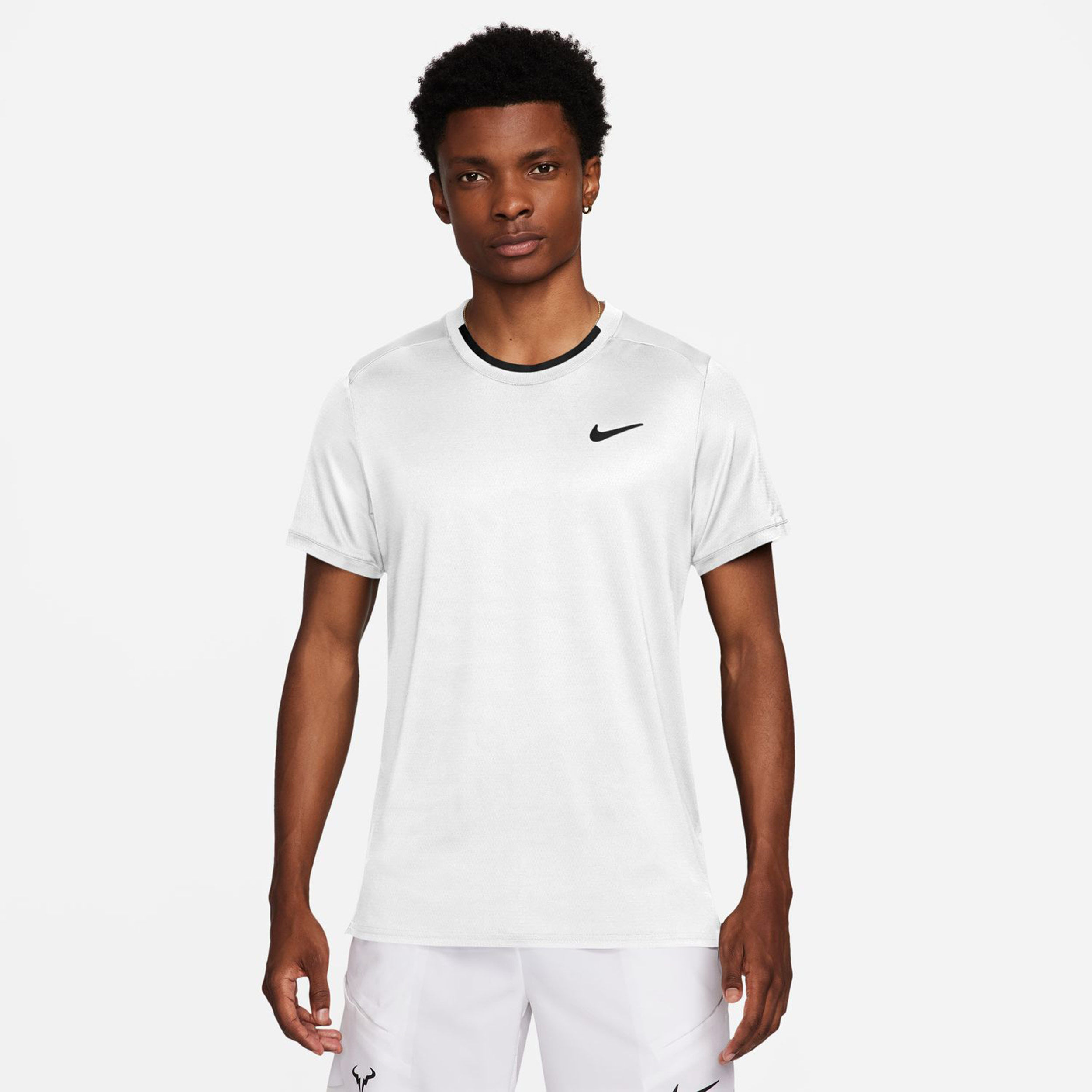 Nike Court Dri-Fit Advantage T-shirt Hommes - Blanc