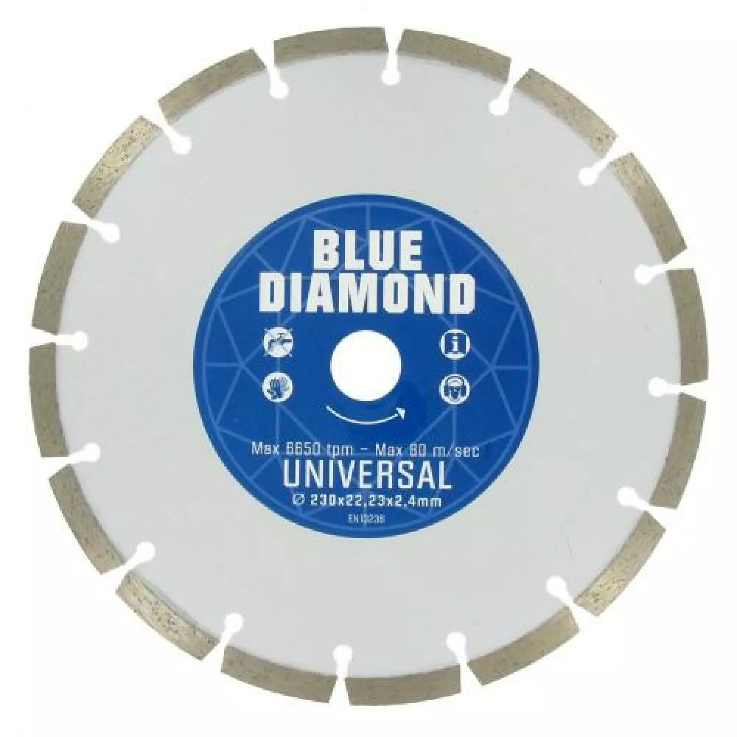 Carat CEBD125310 Diamantzaagblad voor droogzagen - 125 x 22,23mm - Universeel