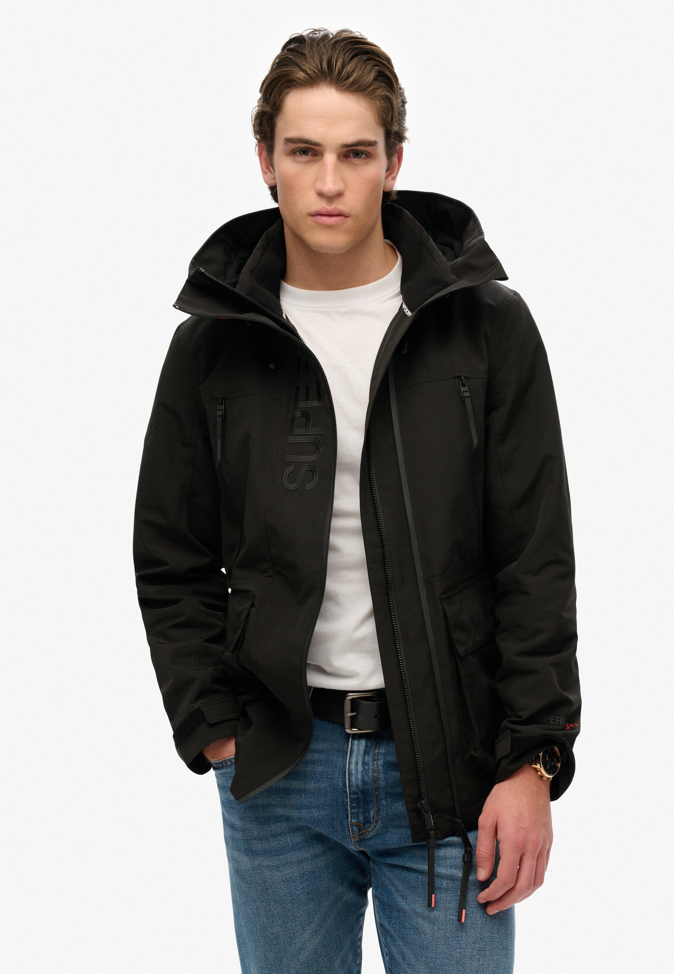 Superdry Outdoorjacke »HOOD ULTIMATE EMB WINDBREAKER« mit Kapuze