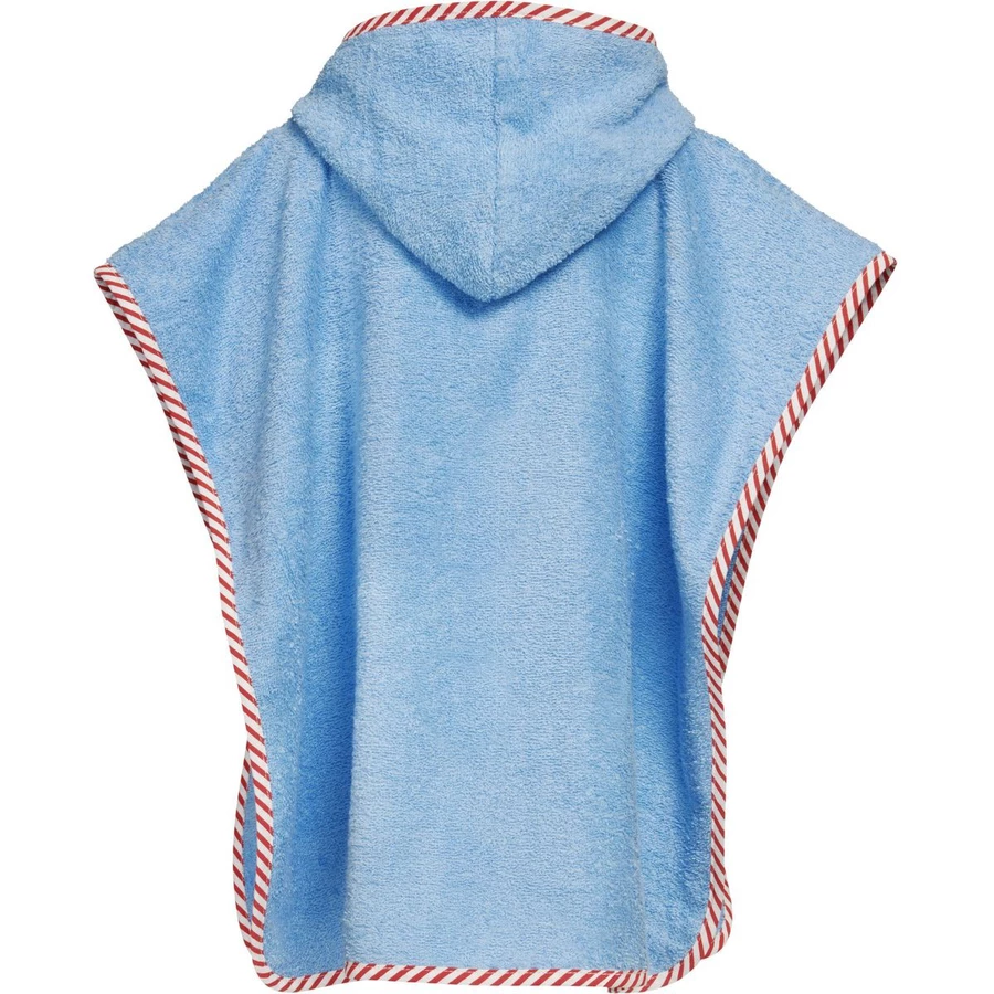 Playshoes Frottee-Poncho Bagger blau