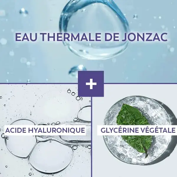 Gel-bálsamo noturno reidratante orgânico Jonzac Thermal Water Rehydrate 40ml