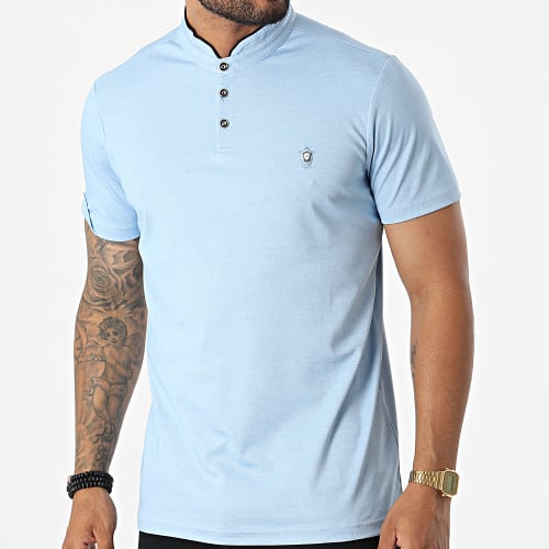 Polo Manches Courtes 571 Bleu Clair