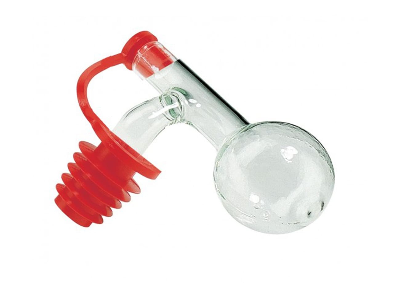 Bouchon-doseur verre Boule - Monture plastique - 3 cl - L'Idéal