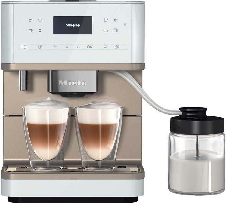 MIELE CM6360 MilkPerfection BB CleanSteelMetallic Coloris:Blanc