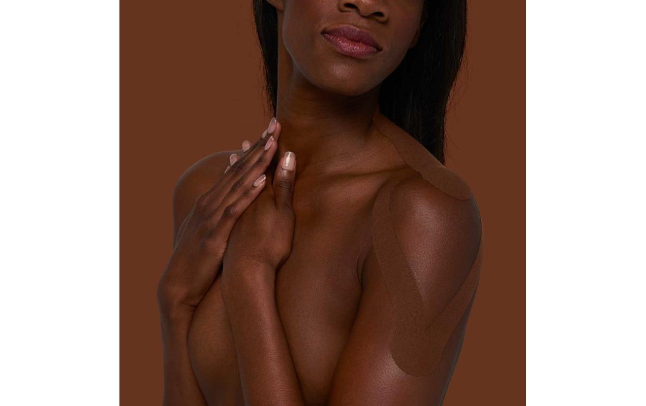 My Skin dark brown 5 cm x 5 mAtmungsaktives Kinesiology Tape für Muskeln und Gelenke