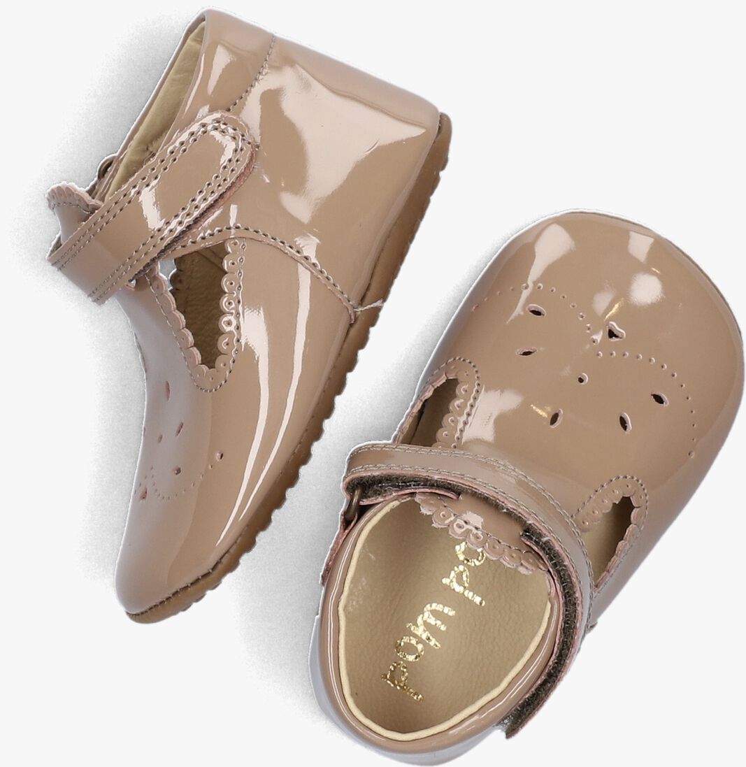 POM POM bruine pom pom babyschoenen 1003