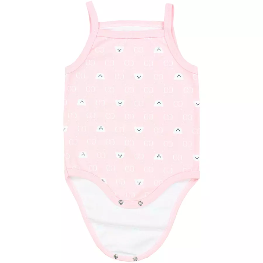 TupTam Mädchen Babybody mit Spagettiträger Sommer 5er Pack rosa Modell 1