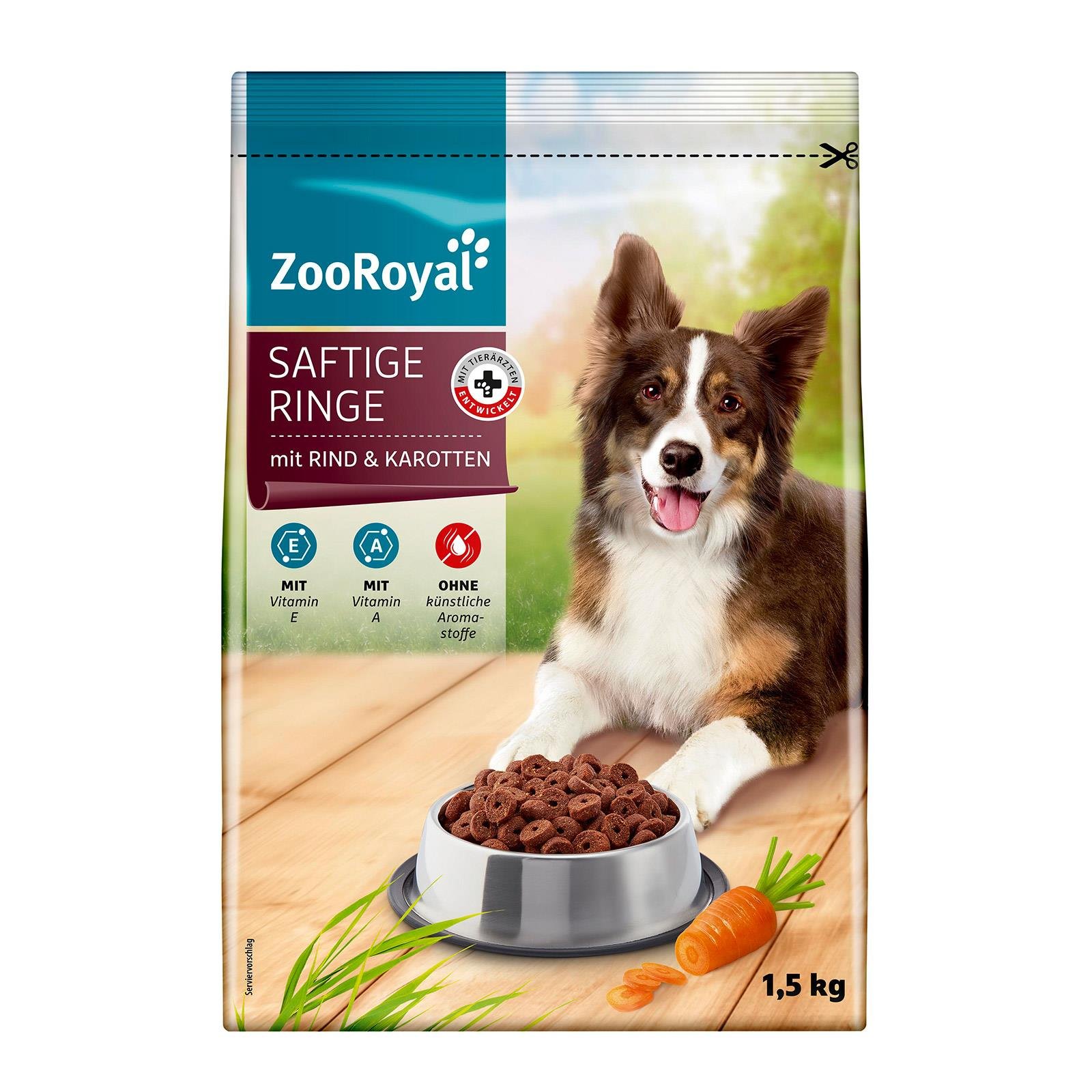 ZooRoyal Saftige Ringe mit Rind & Karotten