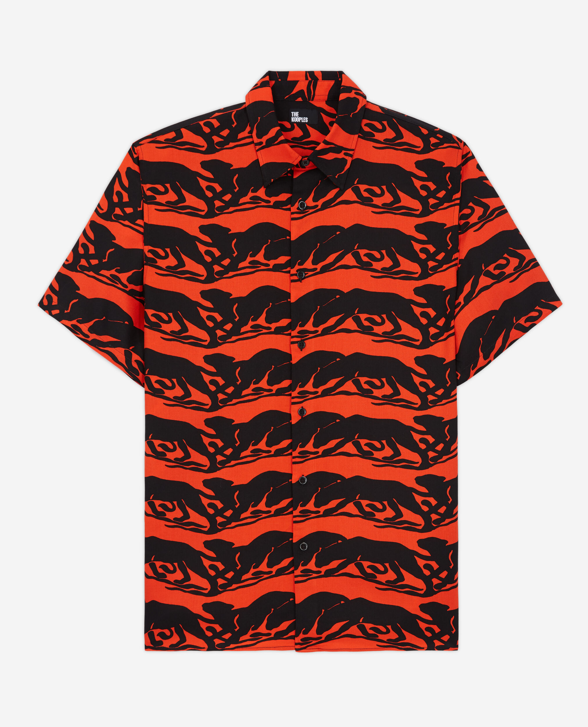 Chemise casual panthère