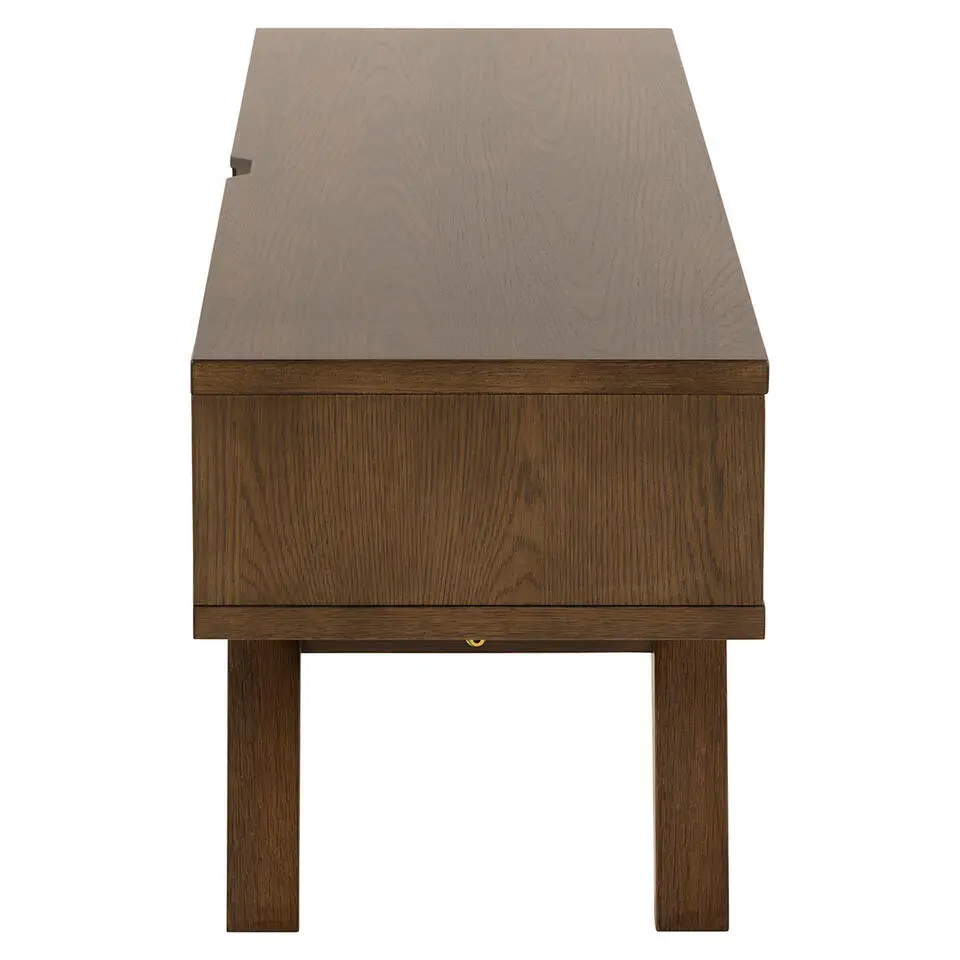 Hioshop Bristol TV-meubel 2 lades grijs