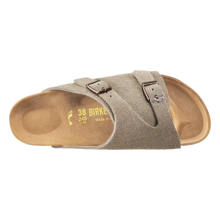 BIRKENSTOCK Sandales Zürich Chaussant Etroit | Taupe
