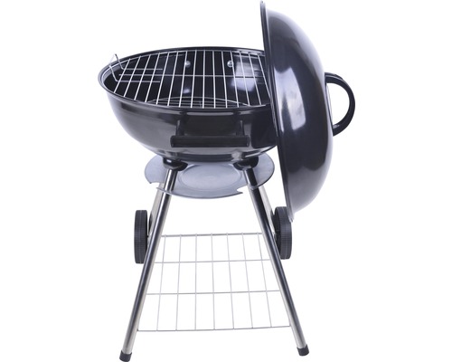 Houtskoolkogelgrill, Ø 47 cm, staal, zwart