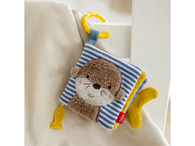 fehn Stoffbuch Otter Fühlbuch mit Tier-Motiven