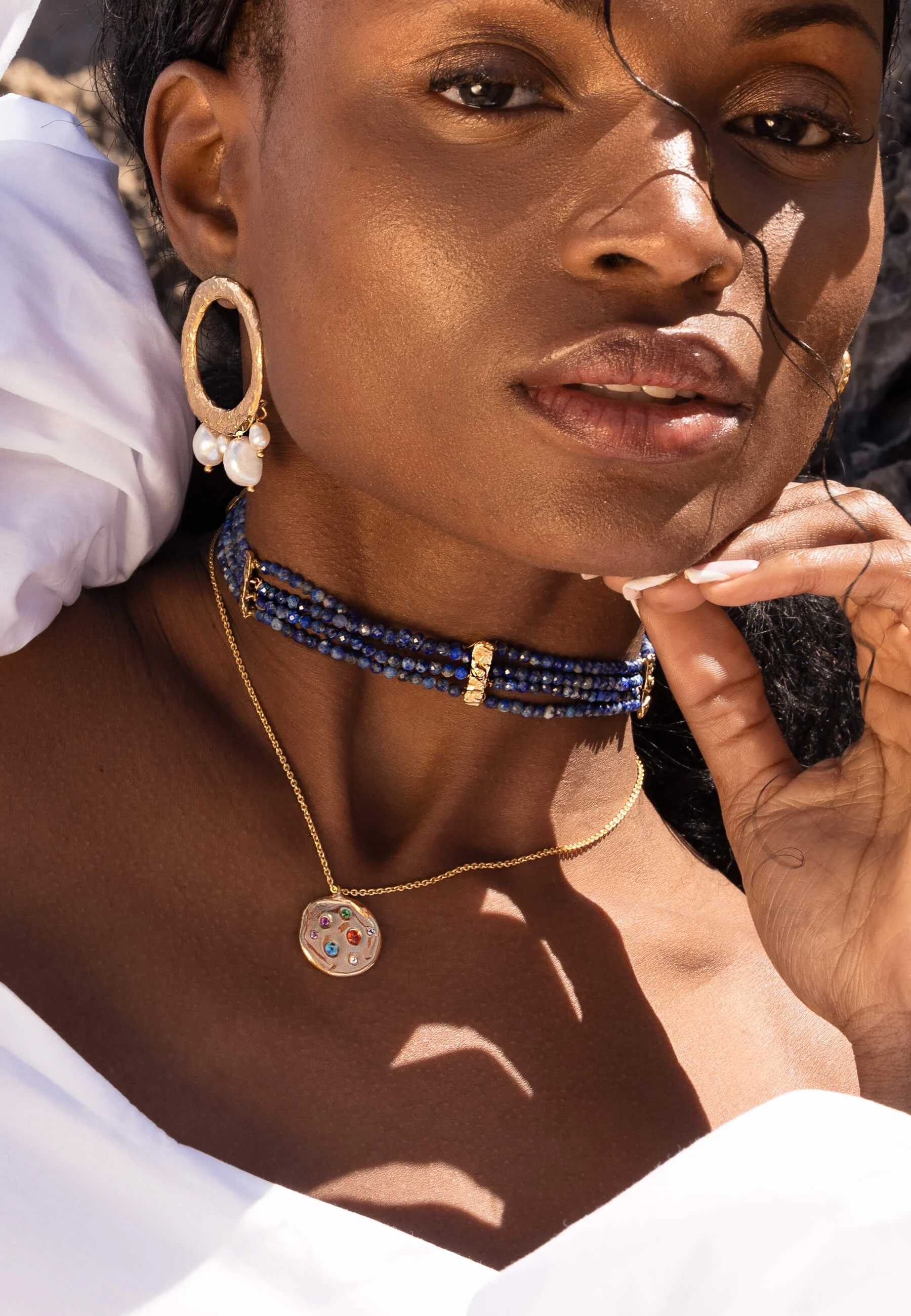 SADIE - Pendentif avec pièce | Doré