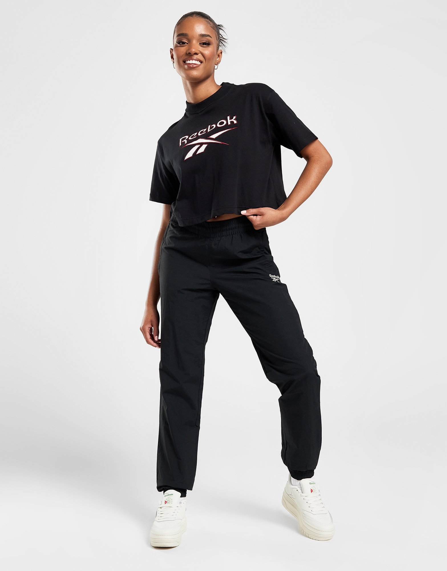 Reebok t-shirt crop reebok classics big logo