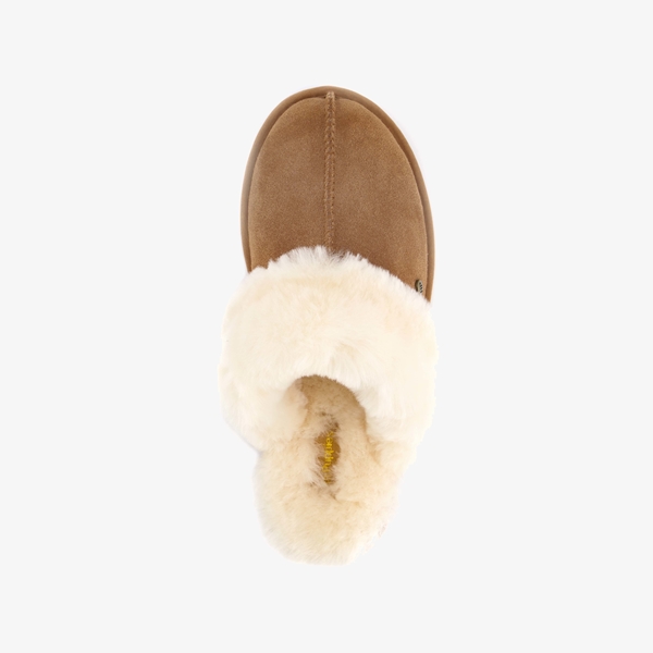 Hush Puppies suede dames pantoffels
