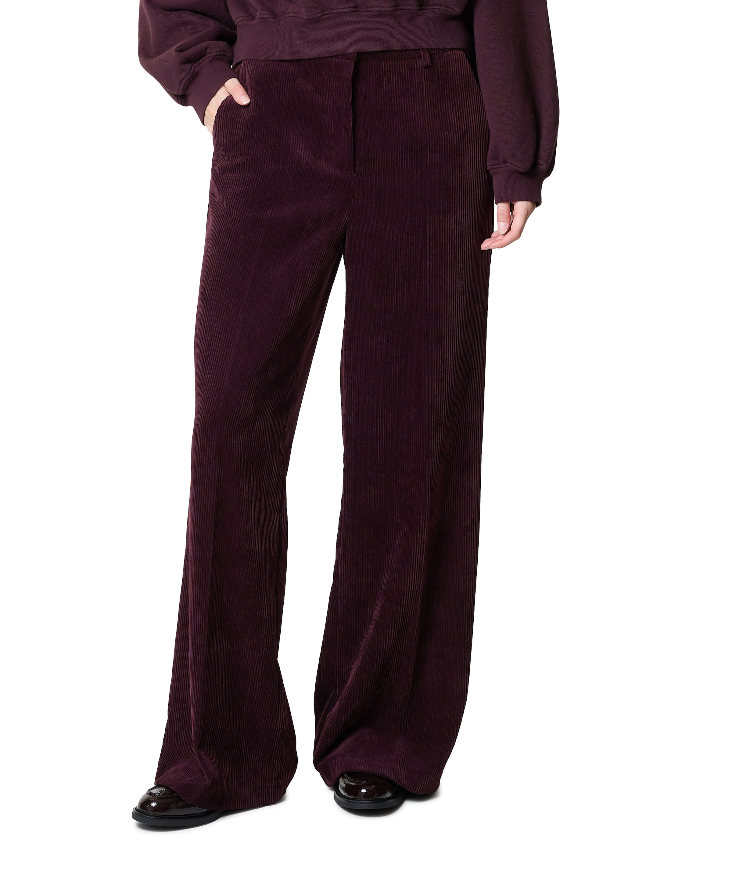 Cambio Alexis dames broek bordeaux