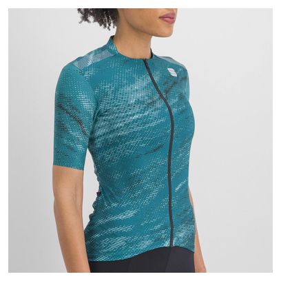 Maillot Manches Courtes Femme Sportful Cliff Supergiara Turquoise