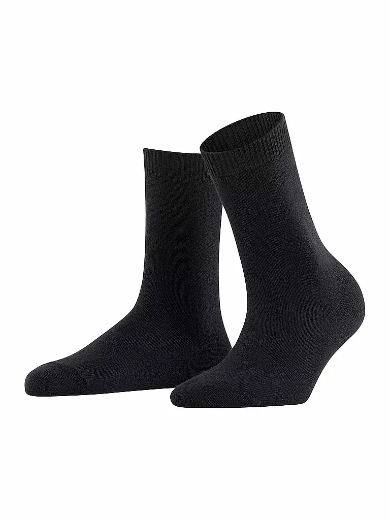 FALKE Socken COSY WOOL black schwarz