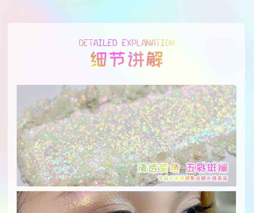 SheenEffect - Regenboog holografische 5-kleuren kameleon oogschaduw