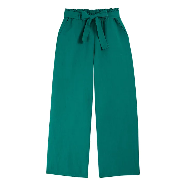 Emile et Ida Pantalon Zemily Lin - Collection Femme | Vert
