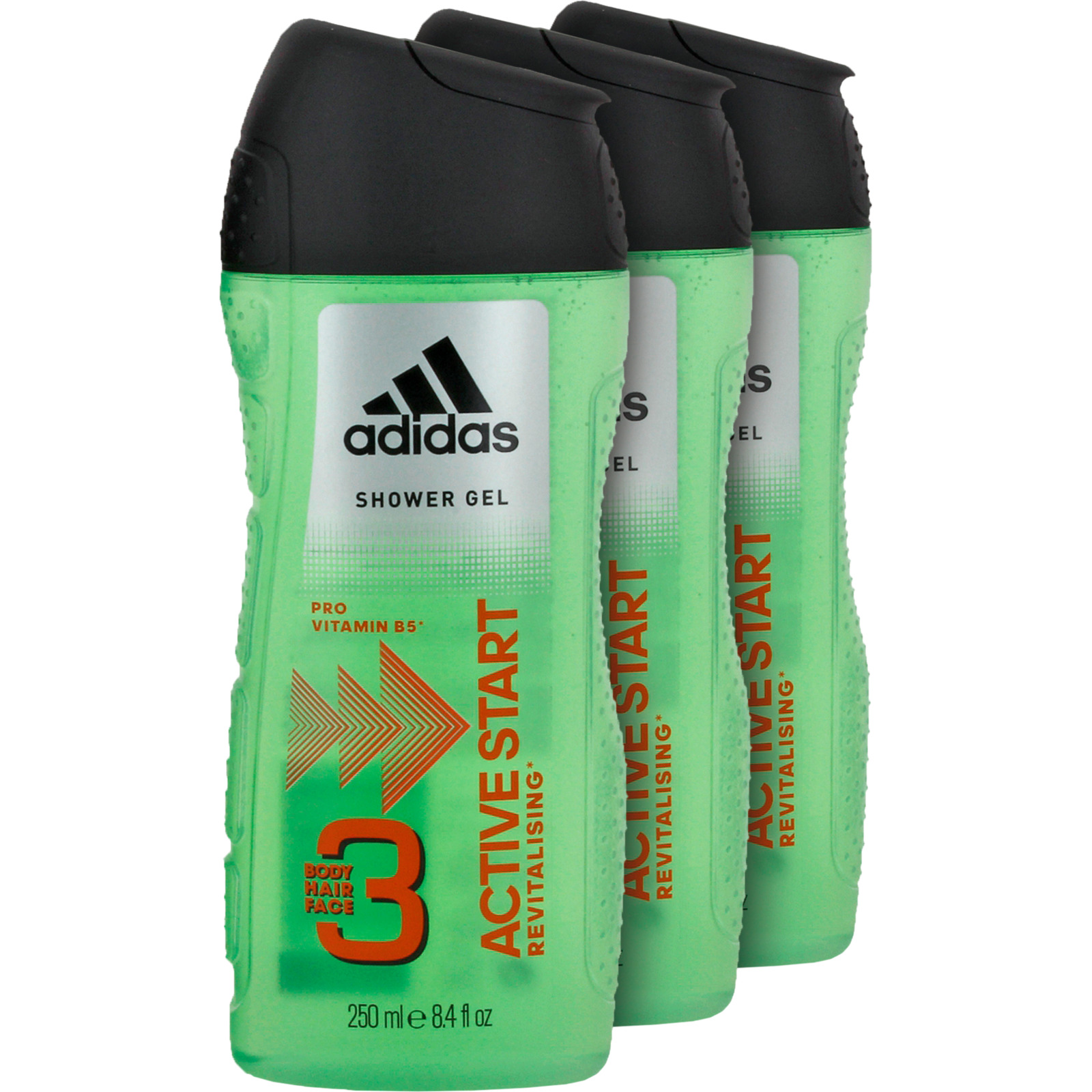 Adidas Duschgel 3in1 Active Start 3 x 250 ml
