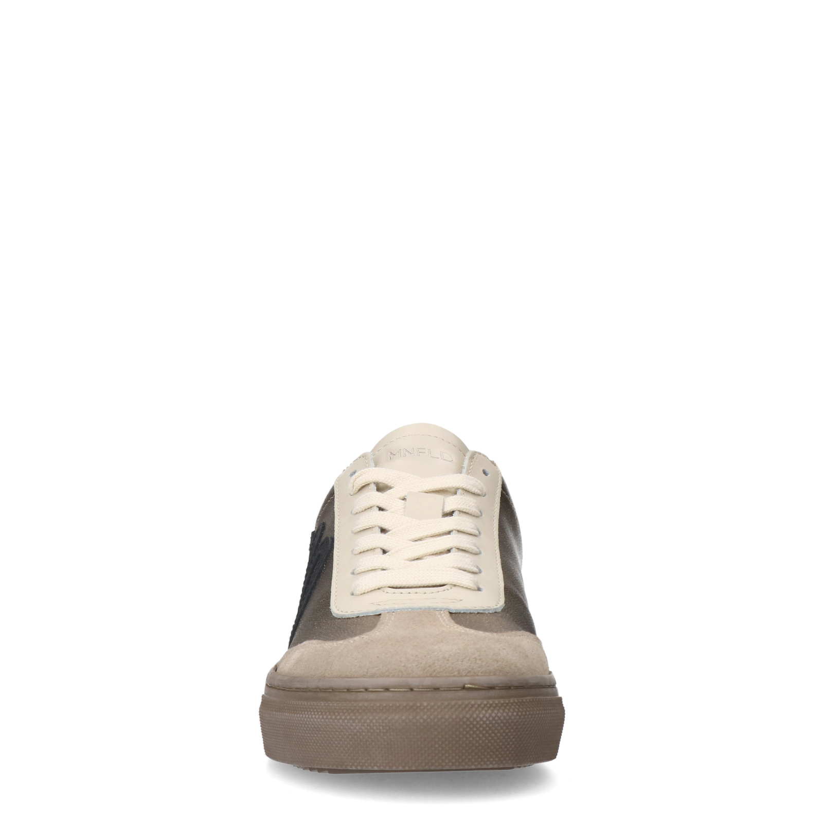 Gouden leren sneakers