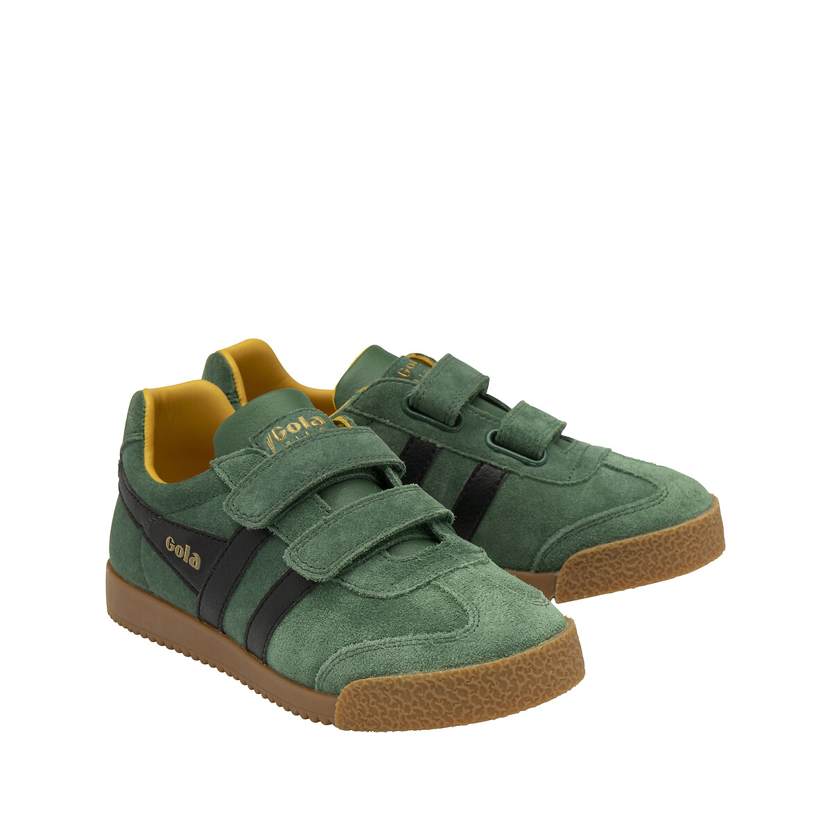 GOLA<br>Tênis de couro com tira de velcro estilo Harrier